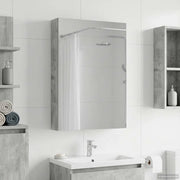 Mobiletto per specchio da bagno con lo scaffale Grigio cemento