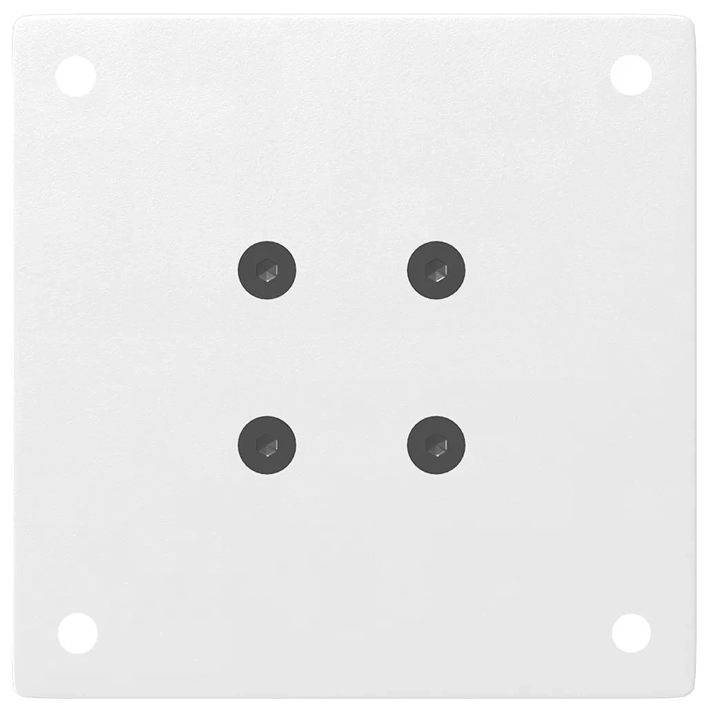 Gambe per Tavolino da Caff¨¨ 4 pz-Set di 4 Gamba per Tavolo Bianche 30-32 cm Acciaio 712376