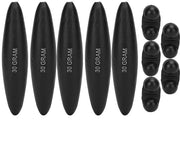 Accessori per pesca all'aperto - Visdobber elettronico - 5 pezzi - Sensibilità alta - Drijvers per pesca al pesce gatto - Accessori per pesca portatili - Materiale EVA - Nero - Visfloat
