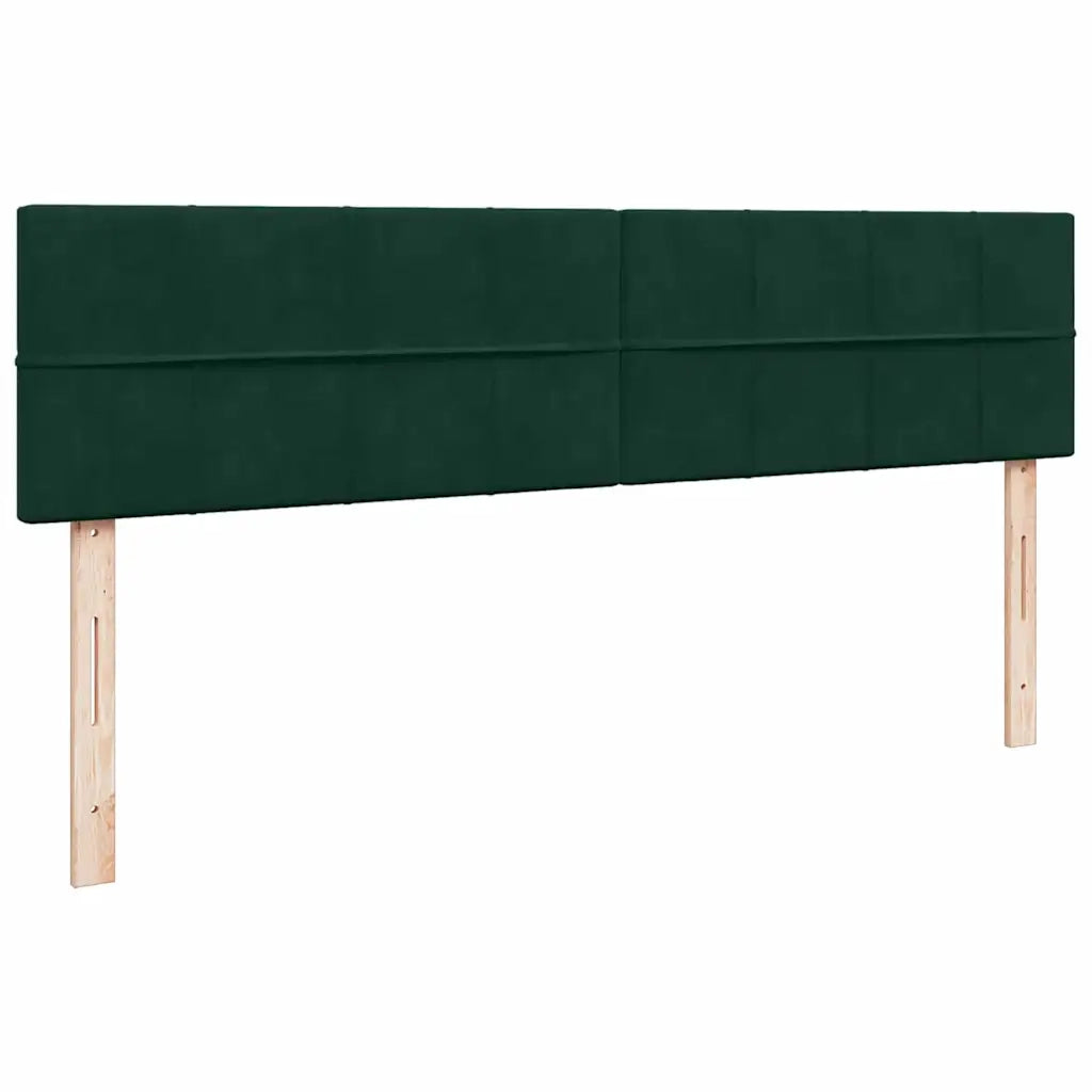 Struttura Letto Pouf con Materassi 160x200 cm Velluto 3312071