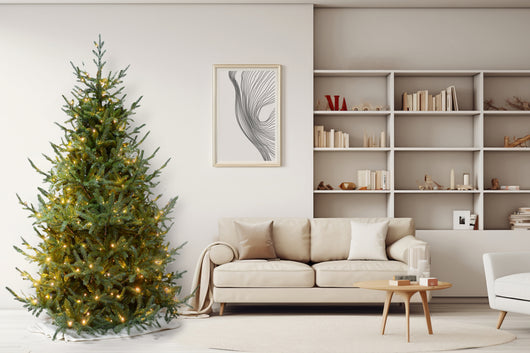 Albero di Natale Artificiale Verde H 180cm x L 145cm Super Folto con 400 Luci Led + 20 Luci Flash Incorporate e Base a Croce in Metallo