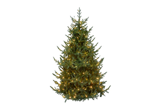 Albero di Natale Artificiale Verde H 180cm x L 145cm Super Folto con 400 Luci Led + 20 Luci Flash Incorporate e Base a Croce in Metallo