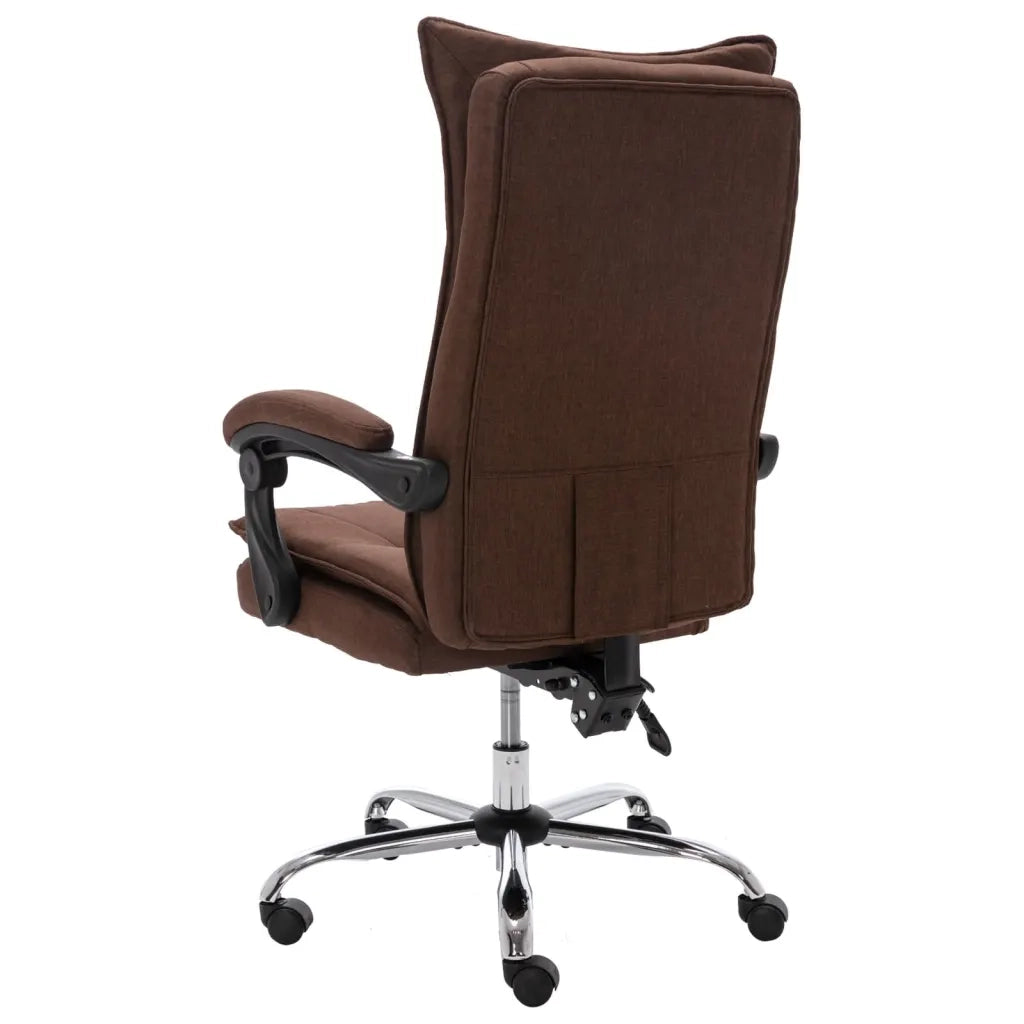 Sedia da Ufficio Marrone in Tessuto cod mxl 34061