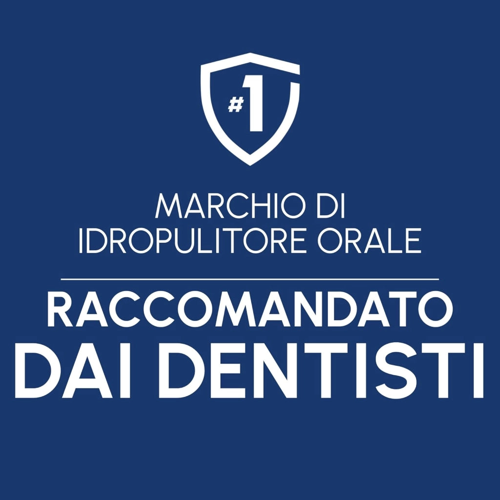 Idropulsore Dentale Ultra Professional con 6 Testine e Sistema Avanzato di Controllo della Pressione con 10 Impostazioni, Strumento di Rimozione della Placca Dentale, Bianco (WP-660EU)