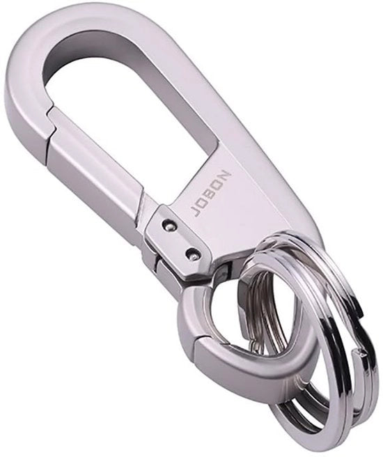 Hanger per chiavi Zinklegering - Hanger per chiavi pesante - Chiusura rapida - Doppie clip - Antiruggine - Progetto minimalista - Anello per chiavi
