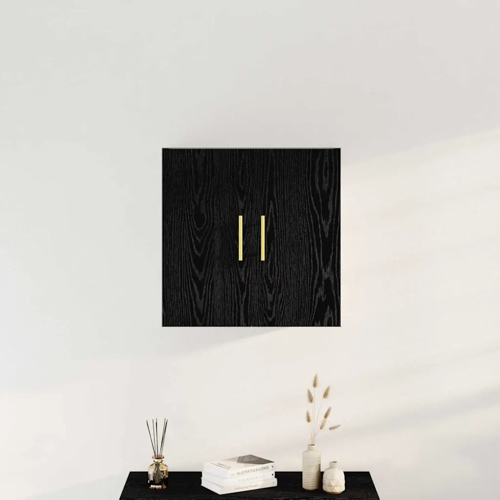 Mobile a muro Rovere Nero 60 x 31 x 70 cm Legno multistrato 862943