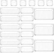Organizzatore di Cassetto - Organizzatore di Abbigliamento - Organizzatore di Cassetto - Cassettiera di Archiviazione - Sostenibile