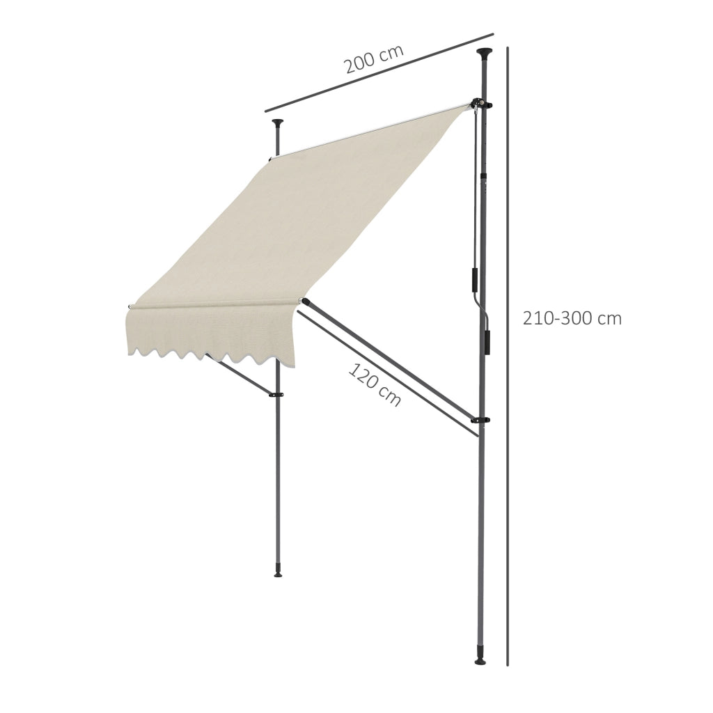 Appendiabiti autoportante retrattile ¨C Zephmum ¨C Grigio 120x210x30 cm