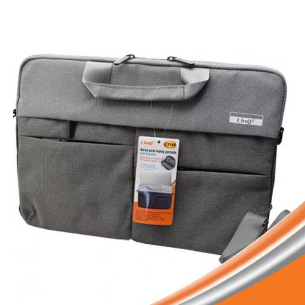 Trade Shop - Borsa Custodia Porta Computer Pc Notebook Portatile Fino 15,4″ Con Tracolla L1540 -