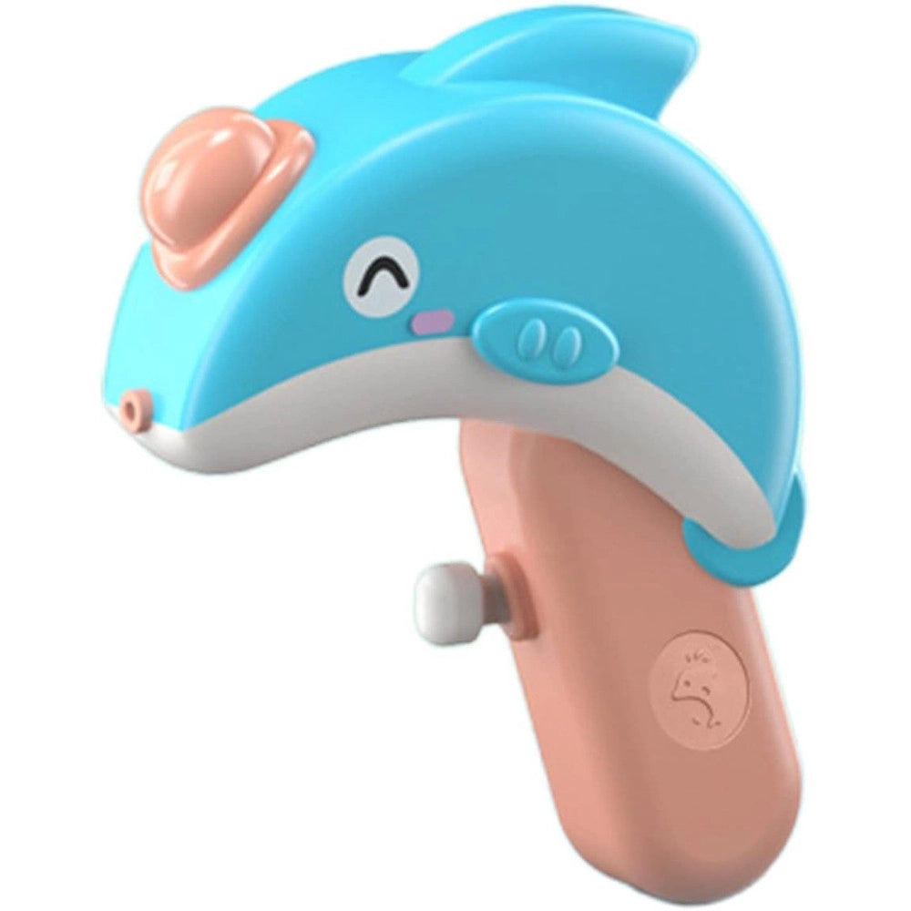 Trade Shop - Pistola Ad Acqua A Forma Di Delfino 32 Cm Piccola Giocattolo Estivo Per Bambini 6738060 -
