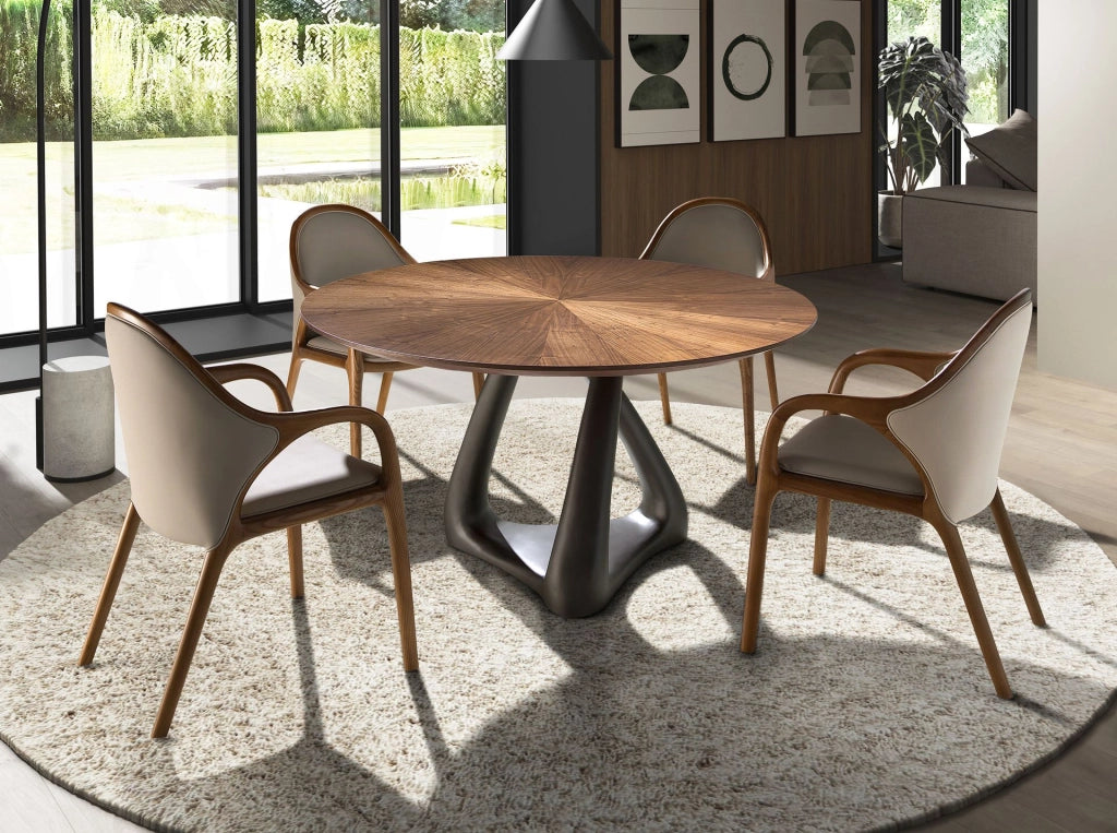 Sedia in similpelle color sabbia