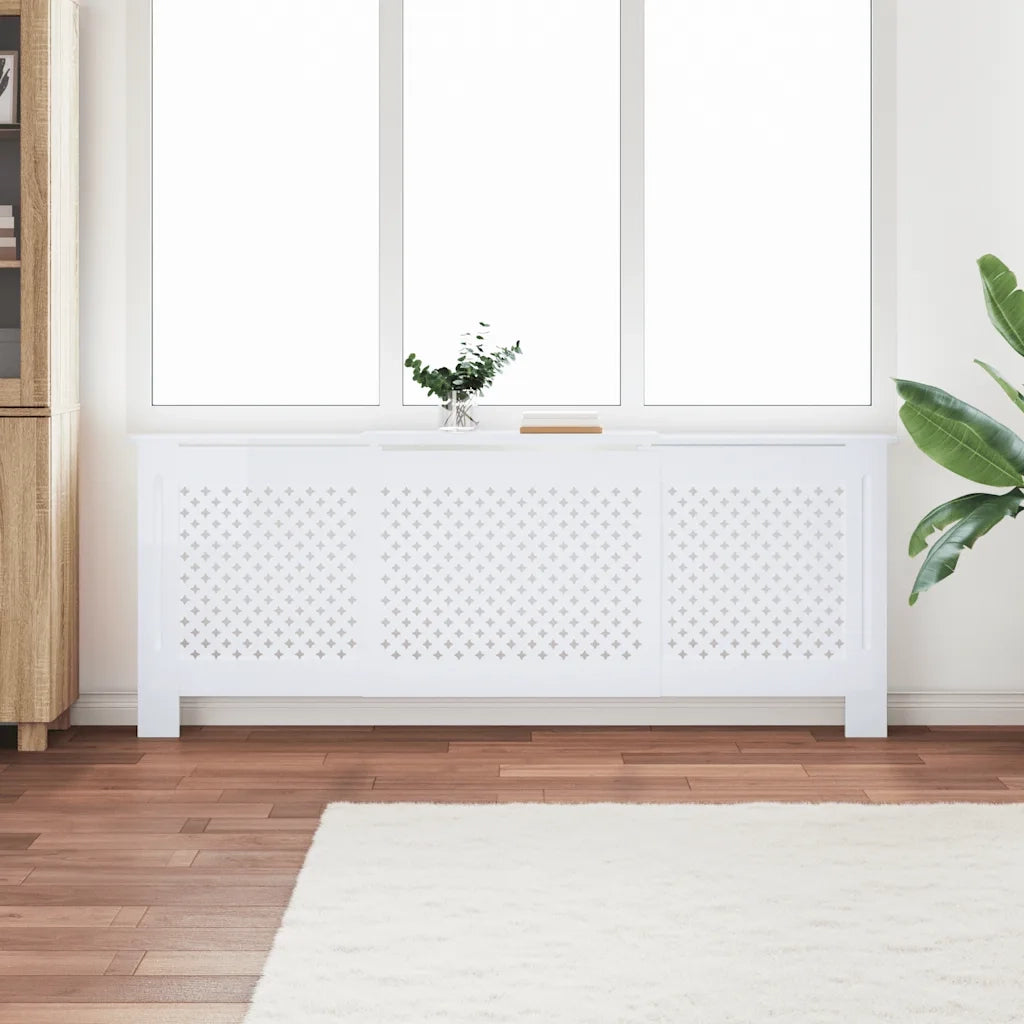 Copertura per Radiatore Bianca in MDF 205 cm CFW6898840