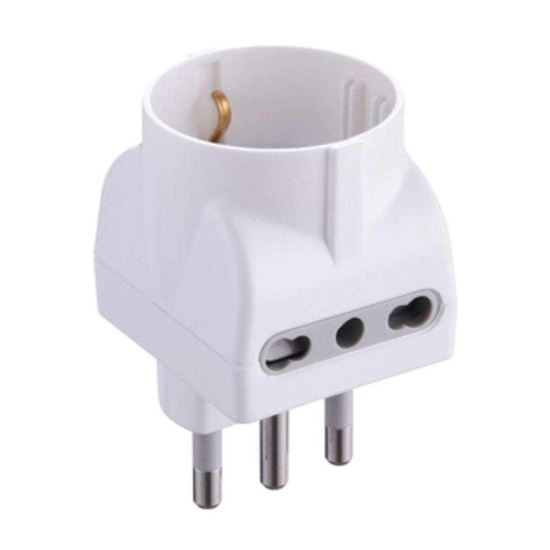 ADATTATORE TRIPLO 16A 2PR BIP E SCHUKO BIA FIG.11- ELECTRALINE 3PMARK- 25,0 pz