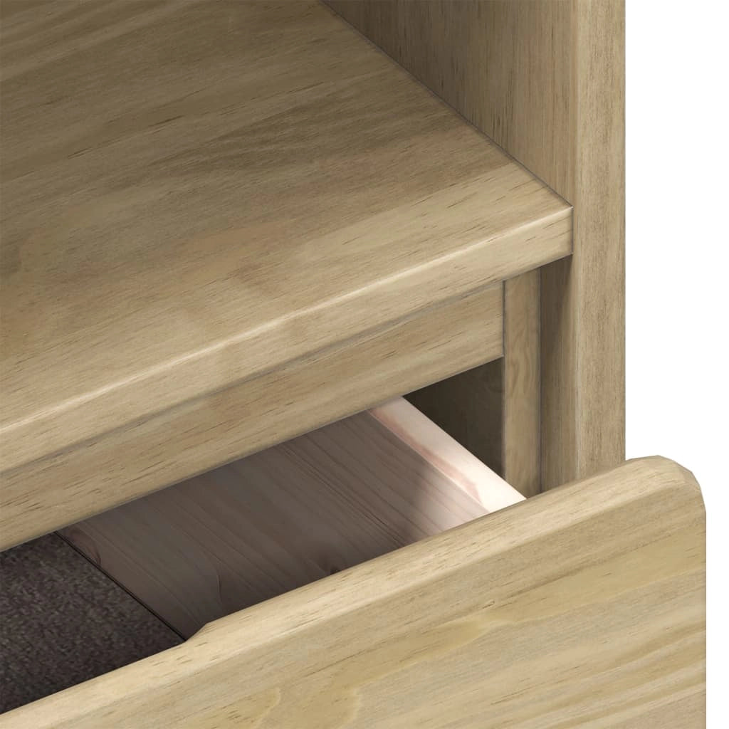 Mobile TV multimediale scaffale TV credenza mobile TV sala da pranzo soggiorno camera da letto rovere 99 x 43 x 55 cm legno di pino massiccio marrone 02_0028308