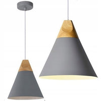 Lampada Da Soffitto Pensile Scandi A Grigio