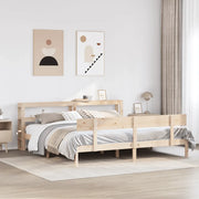 Letto senza Materasso 200x200 cm in Legno Massello di Pino 3305808