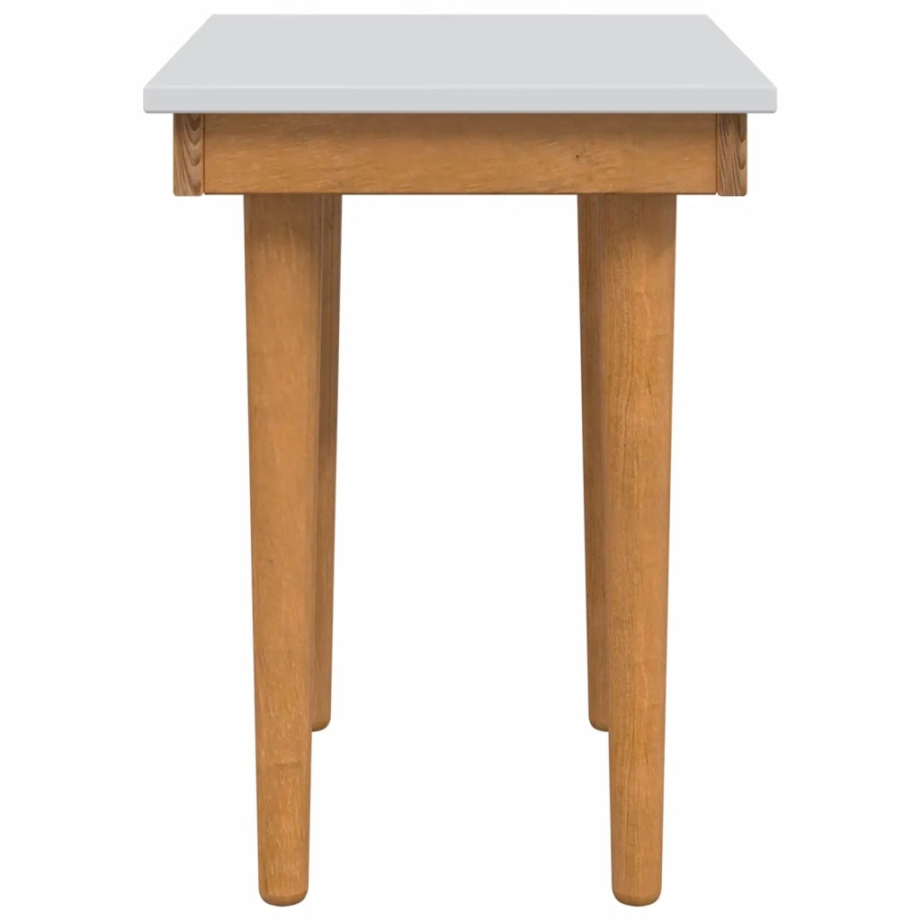 Sgabello da tavolo da trucco FAUSKE Bianco 40 x 33 x 45 cm 42040696