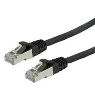 CAVO RETE S/FTP CAT.6 3MT NERO DOPPIA SCHERMATURA