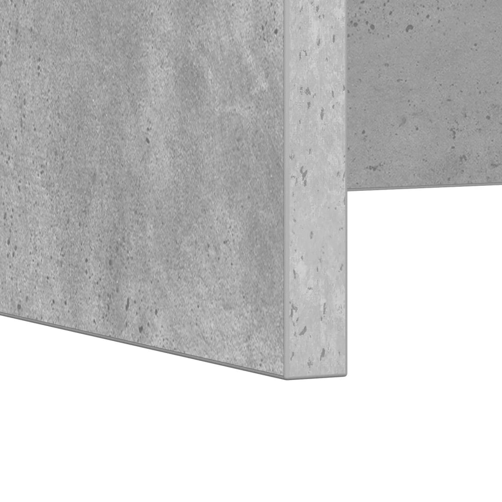 Scrivania a parete Grigio cemento Legno ingegnerizzato 891395