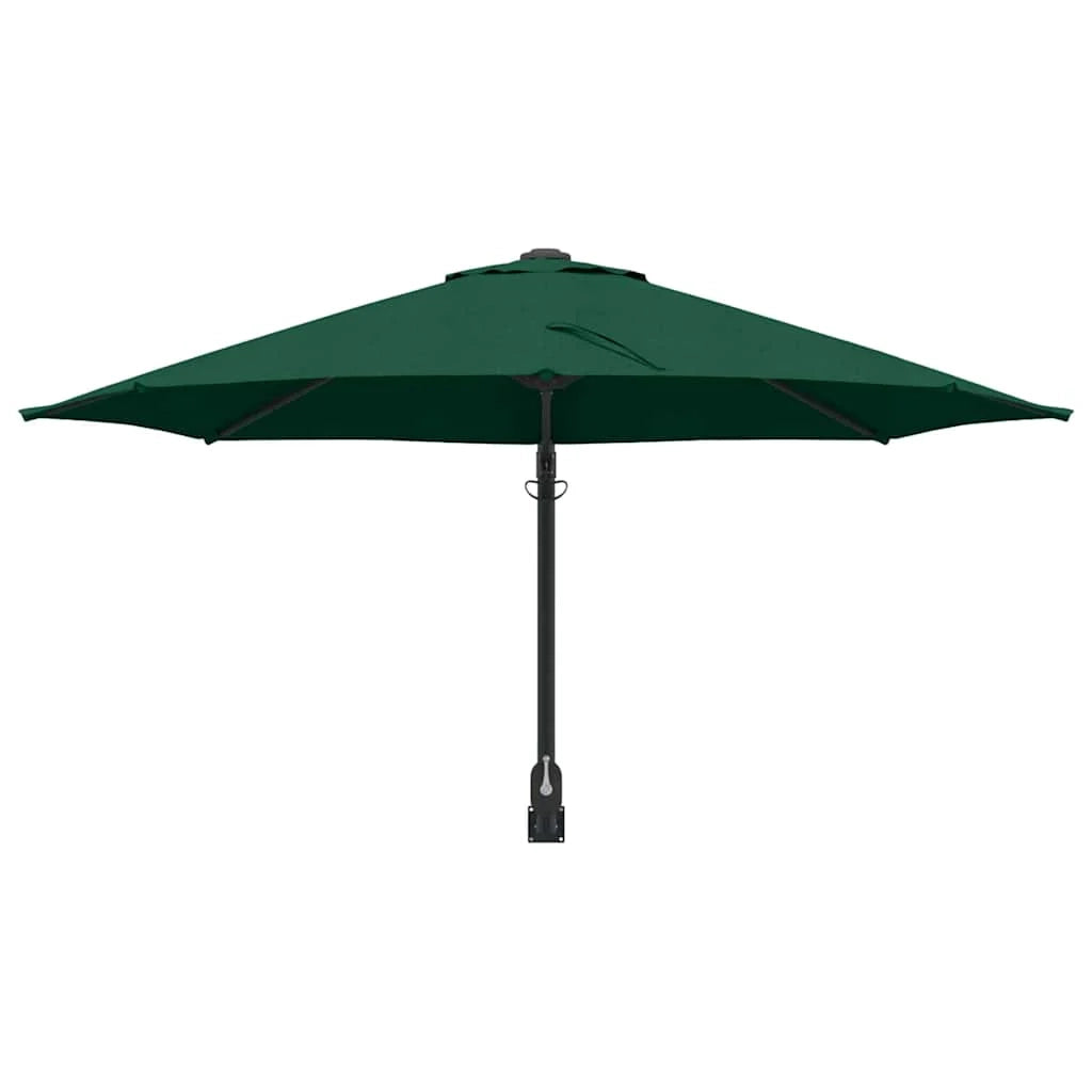 Ombrellone da giardino inclinabile resistente 248 x 248 x 148 cm design moderno per esterni poliestere verde 02_0058627