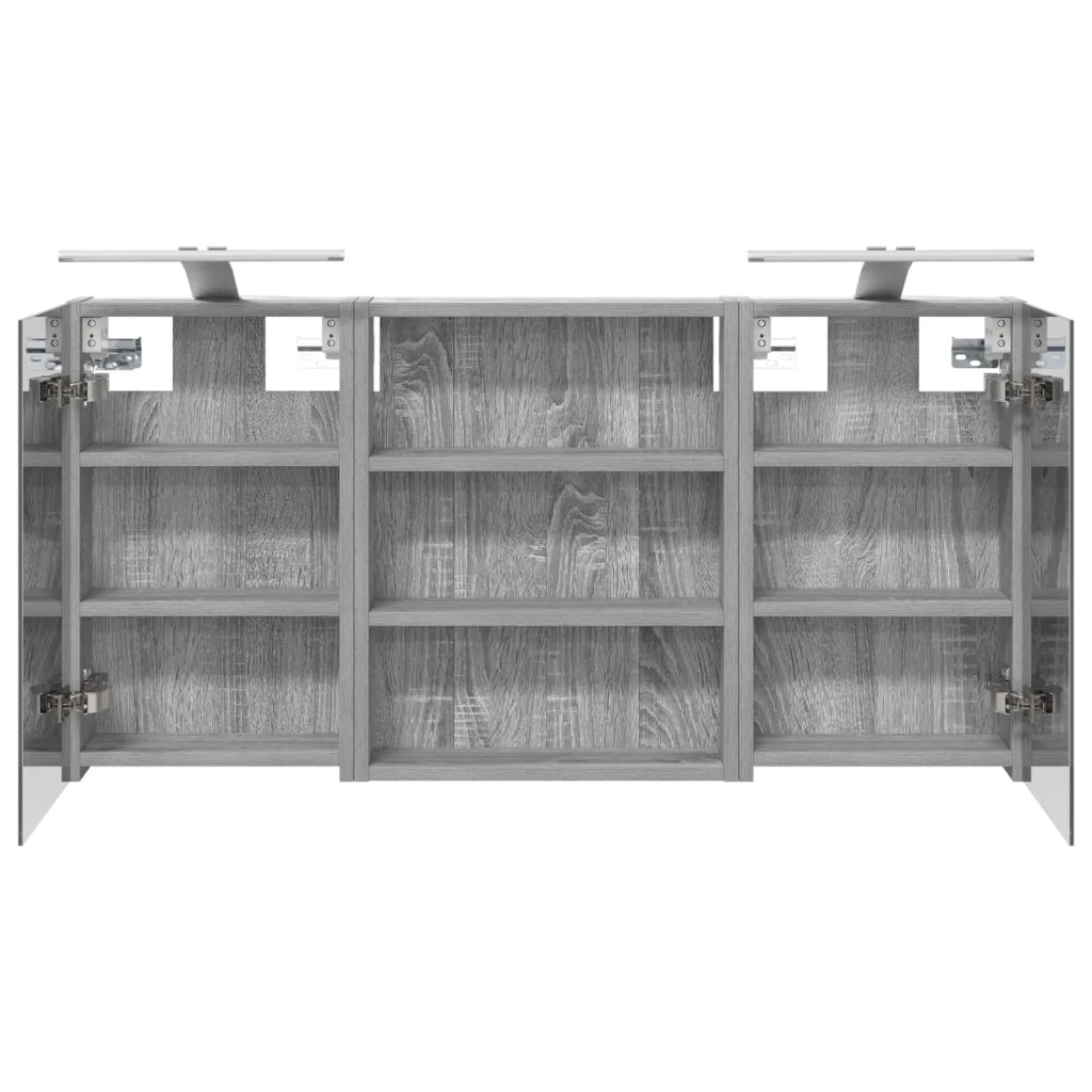 Set di Armadi da Bagno con lo scaffale 3 pcs 100 x 10,5 x 50 cm 3403693