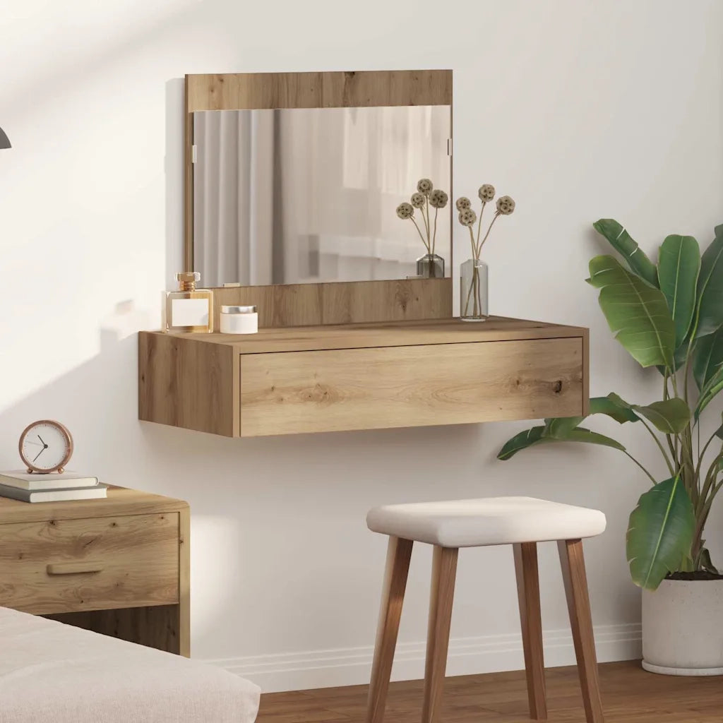 Toeletta | Tavolo da Trucco Marrone 83 x 40 x 70 cm Legno multistrato