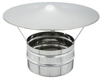 fumaiolo fisso zincato cm. 14 cod:ferx.37665