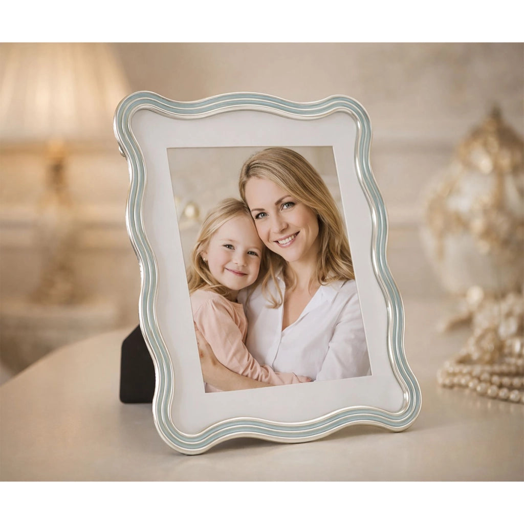 Portafoto VKH1002, Argento, Metallo, 22,7x1,3x27,6 cm