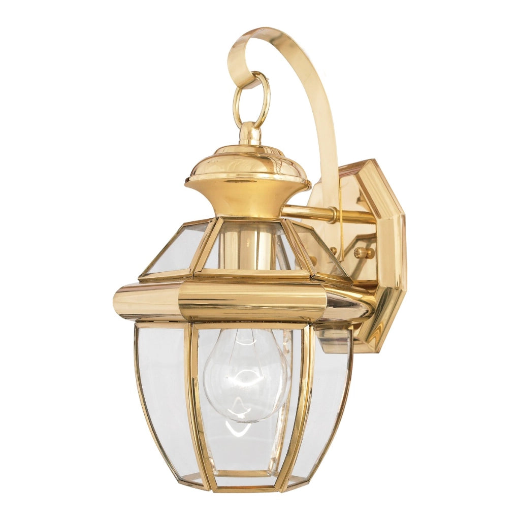 Applique esterno 1xE27 ottone lucido Newbury Quoizel