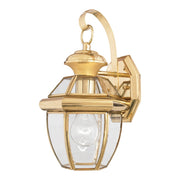 Applique esterno 1xE27 ottone lucido Newbury Quoizel