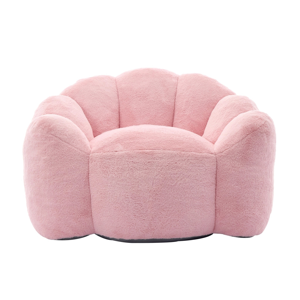 Poltrona Divanetto Lotus ¨C MINIMAL ¨C Velluto Rosa Morbido, Senza Montaggio