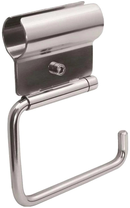 Sostegno per toilette per supporti e beugoli Ø 32 mm – Acciaio inox lucidato, inox, senza barriere