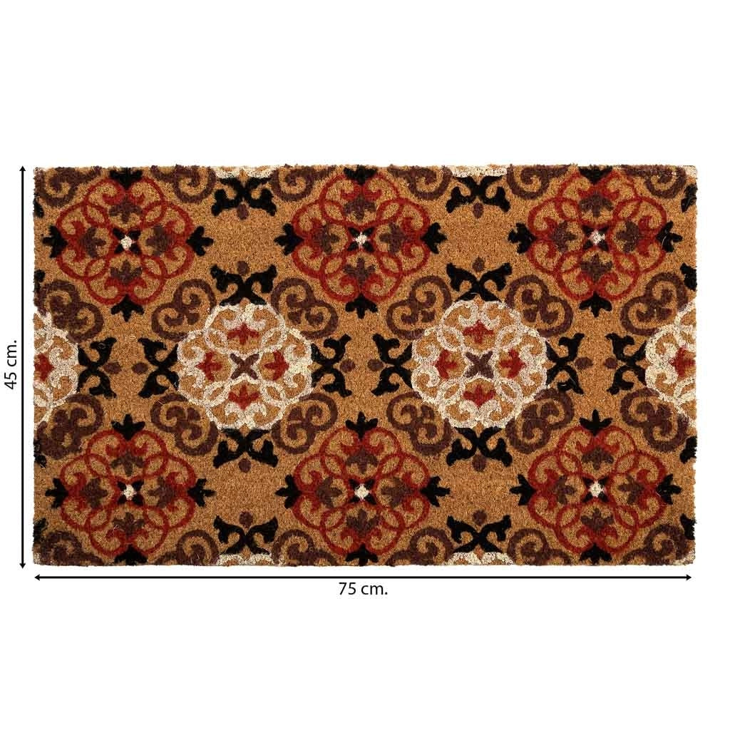 Zerbino PVC stampato marrone 45x75