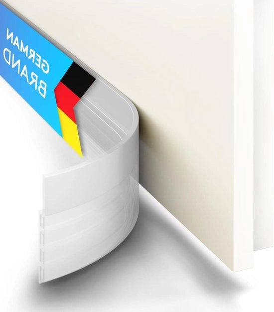 Striscia di toccamento per porte trasparente autoadesiva 2 metri Stopper di toccamento energetico barriera contro il freddo per la parte inferiore della porta d'ingresso impermeabilizzazione