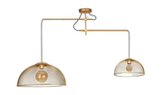Lampada a sospensione industrial oro Concept Maxlight 2xE27