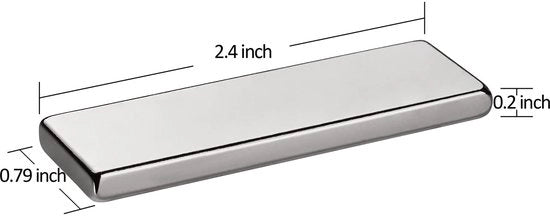 Magnetodi Neodymium Sterile 60mm*20mm*5mm 5-pack (MC605)