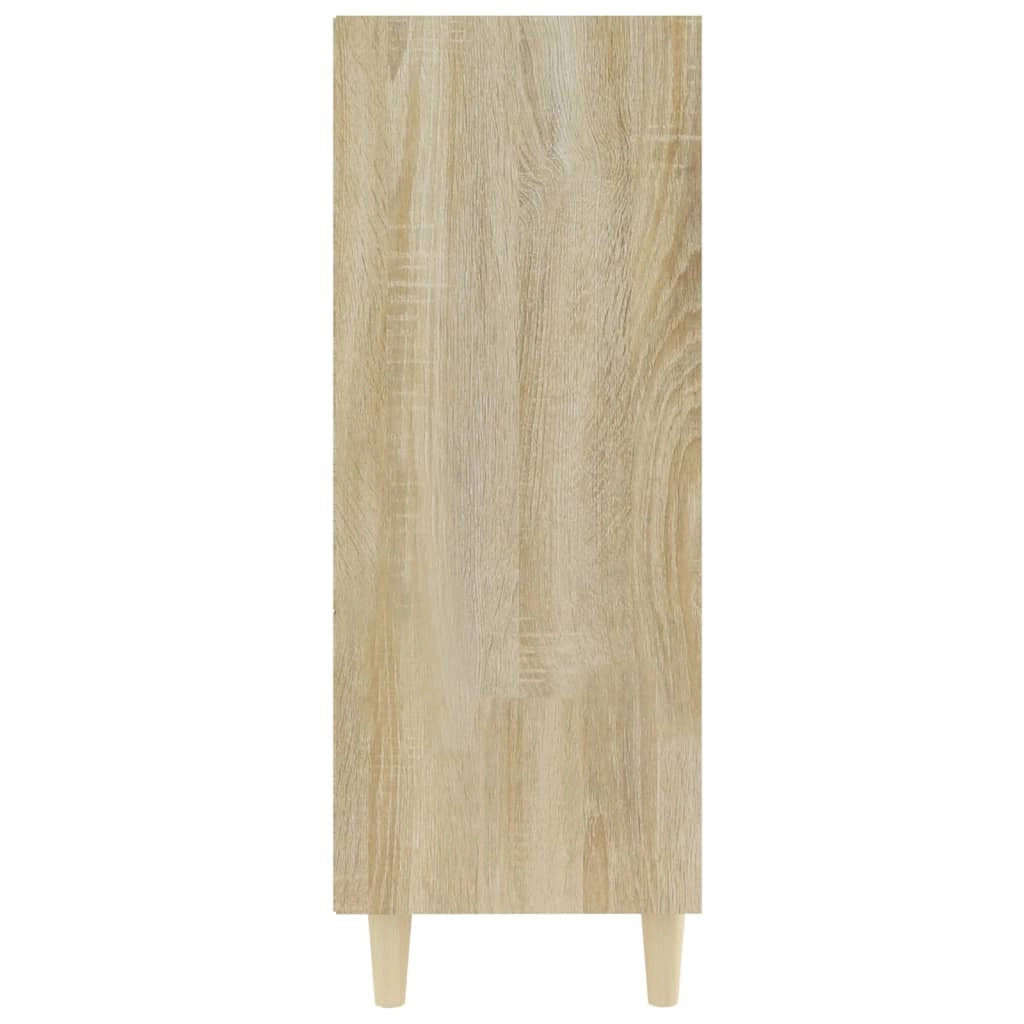 Buffet credenza cassettiera armadio mobile contenitore organizer cucina soggiorno rovere Sonoma 69,5 x 32,5 x 90 cm legno ingegnerizzato marrone 02_0031626