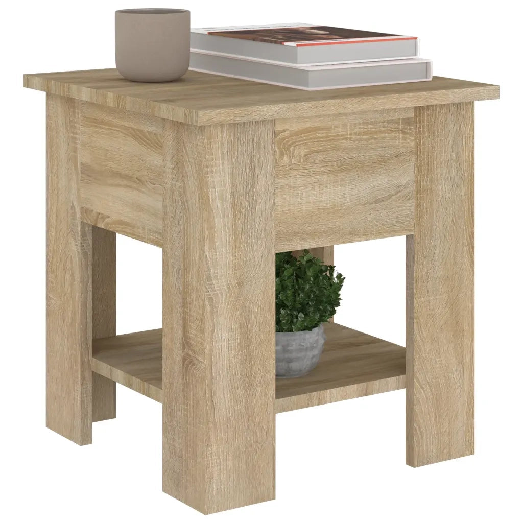 Tavolino da Salotto Rovere Sonoma 40x40x42 cm Legno Multistrato cod mxl 68073