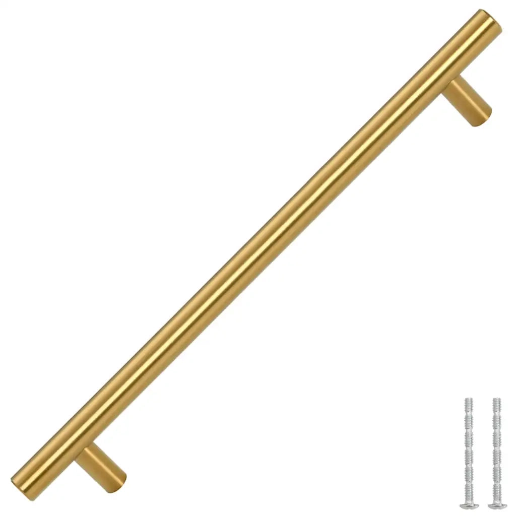 Maniglie per Mobili 5pz Oro 192mm in Acciaio Inox 155360