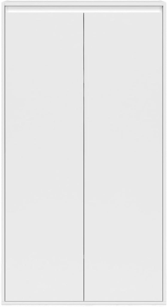 TOMI Armadio a 2 ante inclinate 60 x 50 x 110/70 cm bianco