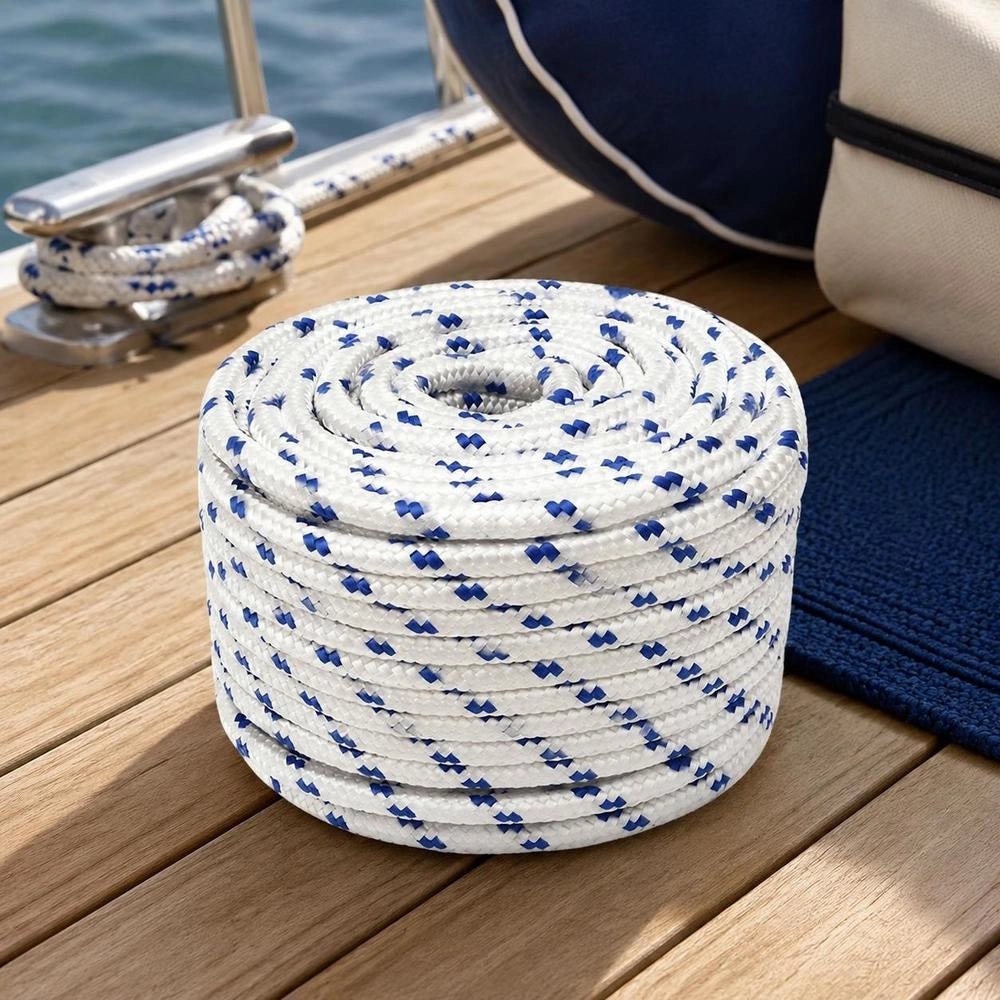 Boat Rope, White, 12 Mm, 100 M, Polypropylene