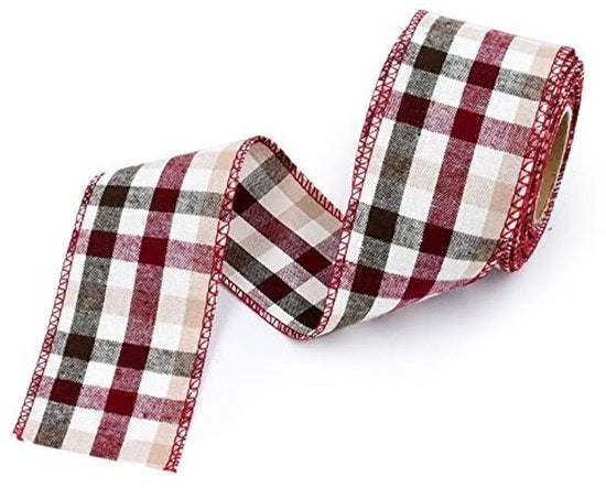 Decorazione per Banchi e Progetti Artigianali - Lint Gingham 5M - Rame - Ideale per la Festa di San Patrizio