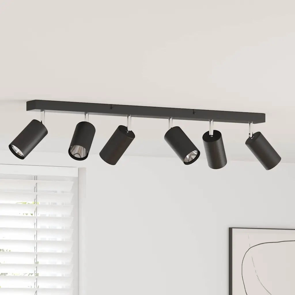Faretto da soffitto Nero 73 x 6 x 16 cm Metallo CFW7051380