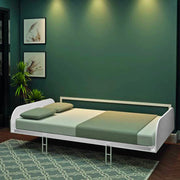 Letto matrimoniale a scomparsa salvaspazio Simple bianco 214x38x148H