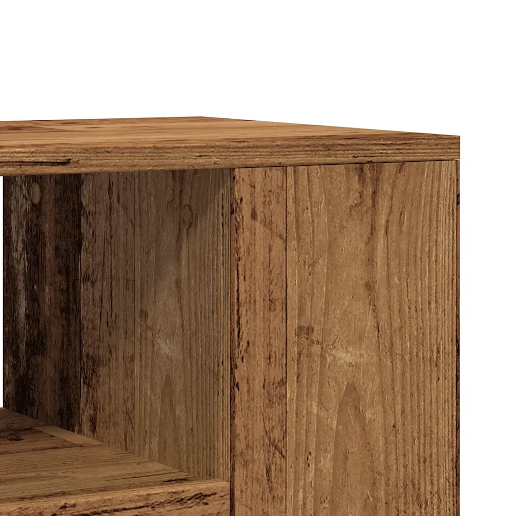 Mobile Porta TV con Ruote-Mobile per TV-Credenza TV Legno Antico 102x34,5x43cm Truciolato