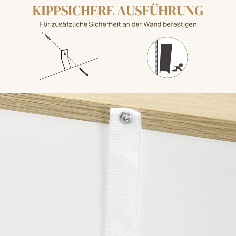 CREDENZA con ripiano regolabile 105 x 30 x 81,5 cm Bianco