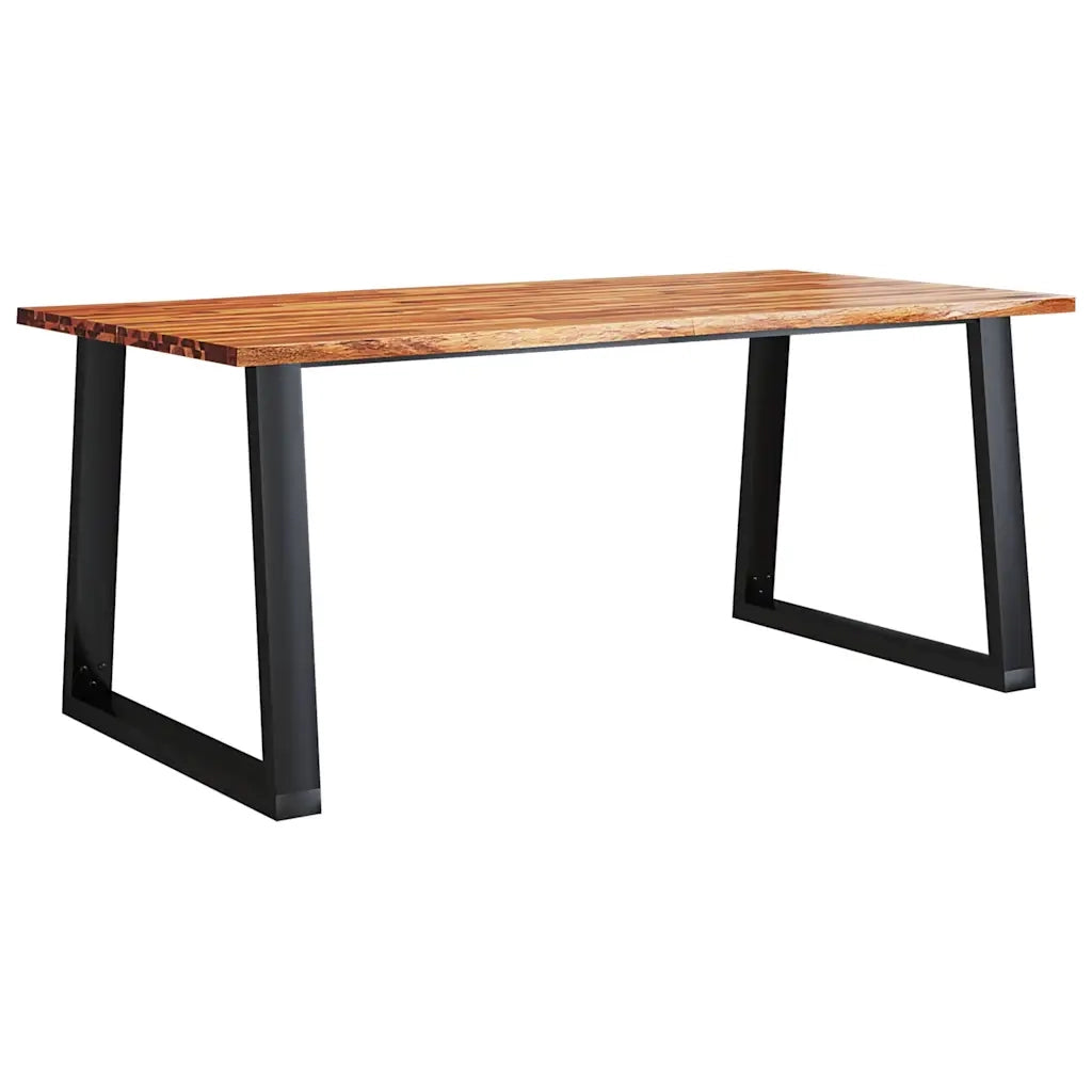 Set da Pranzo 3 pz con Bordi Vivi in Legno Massello di Acacia 3157527