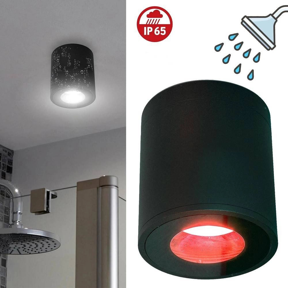 Trade Shop - Faretto Lampada Soffitto Bagno Vasca Box Doccia Portalampada Gu10 Impermeabile Ip65 -