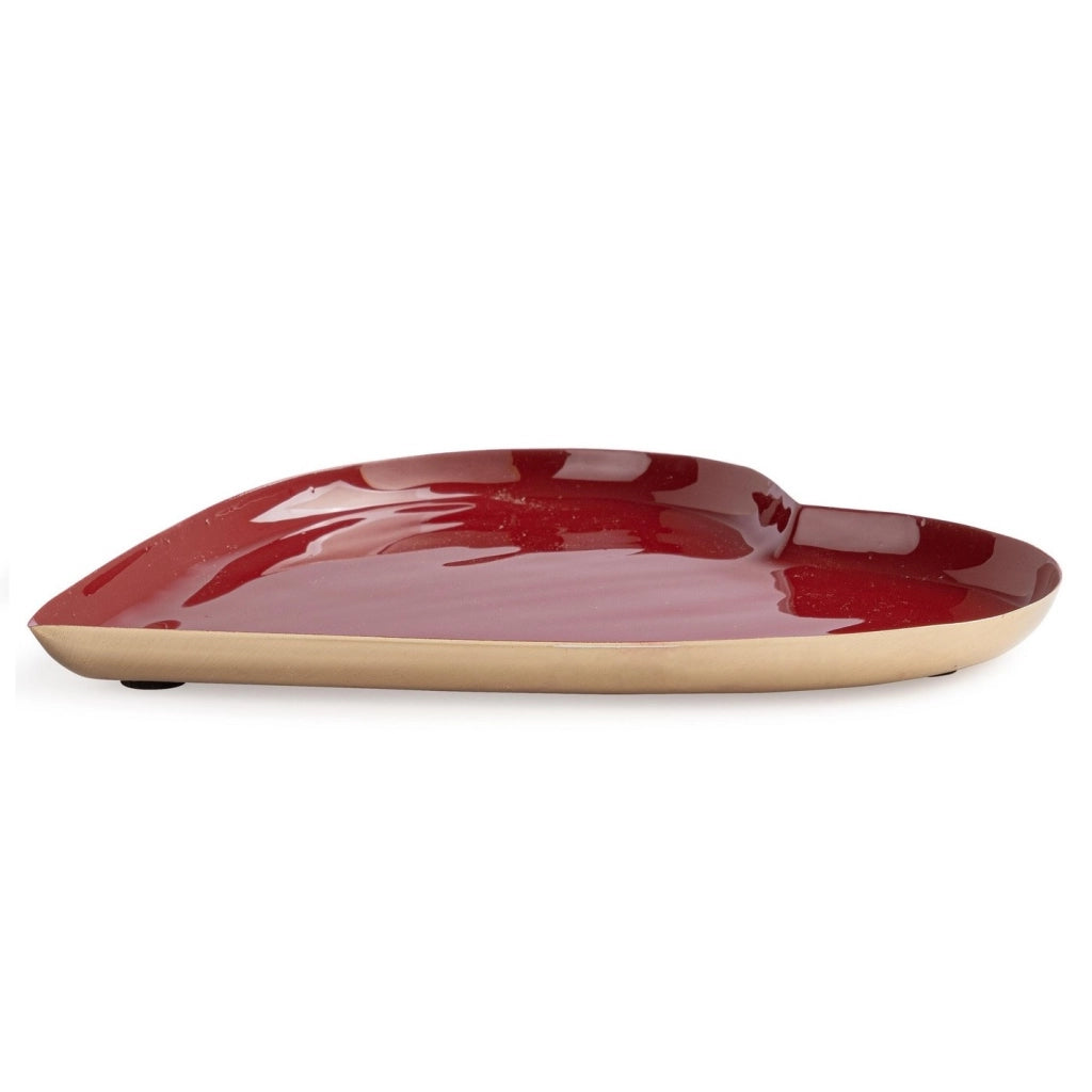 PIATTO A CUORE ROSSO BIZZOTTO BIBURY L D18X1H