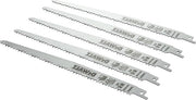 Lama di sega reciproca HCS lunghezza 240 mm - distanza tra denti 5-65 mm per un taglio grosso e veloce nel legno - DT2352-QZ